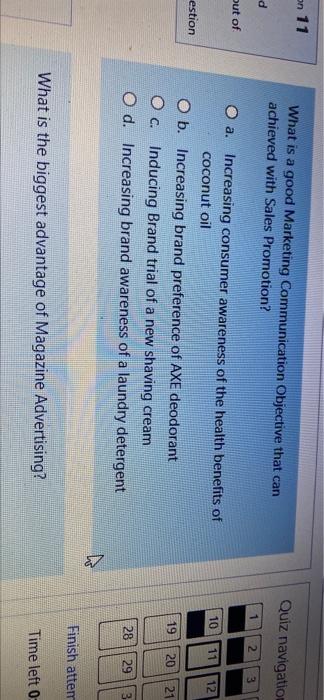 on 11 What is a good Marketing Communication