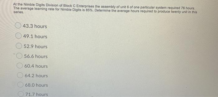 At the Nimble Digits Division of Block C