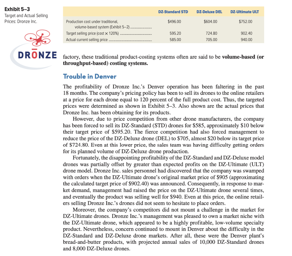 5-3 Explain the cost hierarchy concept, including