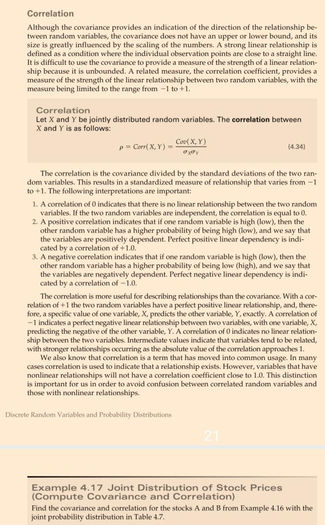 bj Correlation Although the covariance provides