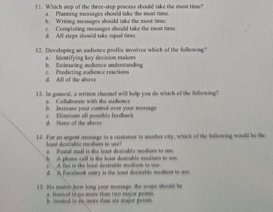 2. Which step of the three-step process should