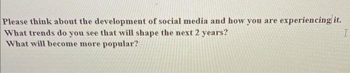 marketing question Please think about the