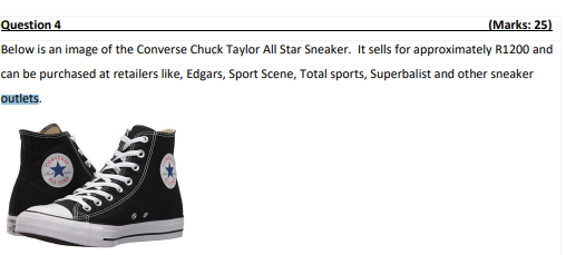Q.5.1 Q.5.1.1 Explain the concept of price