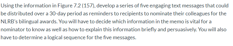 Using the information in Figure 7.2 (157),