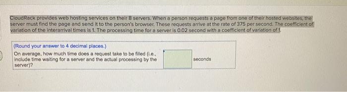 CloudRack provides web hosting services on their