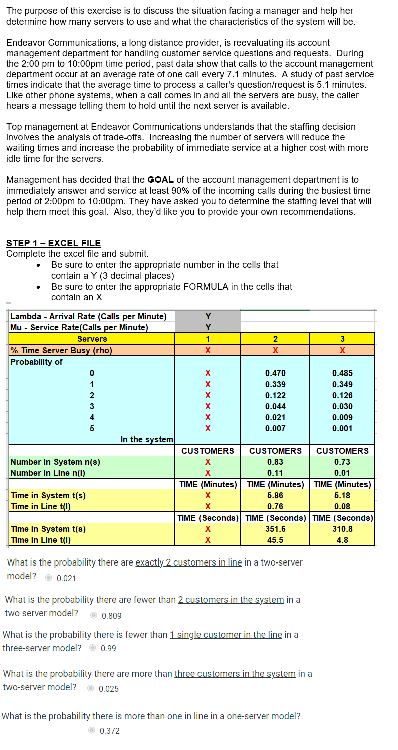 As you can see I have the answers, I just don't