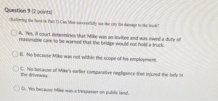 Part 3 PLEASE NOTE: Questions 7, 8 and 9 below