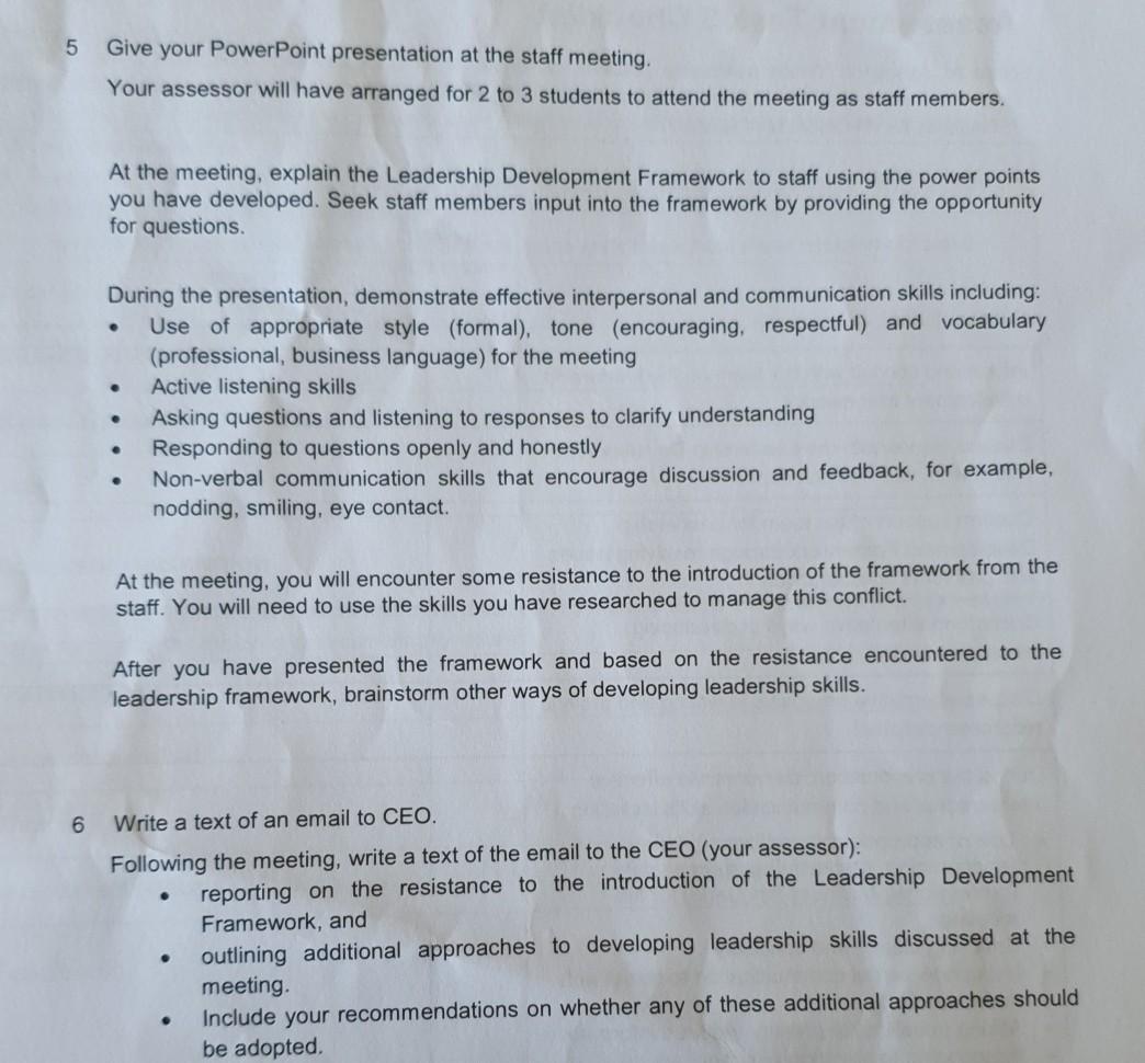 Vocation Training Instit Assessment Task 3