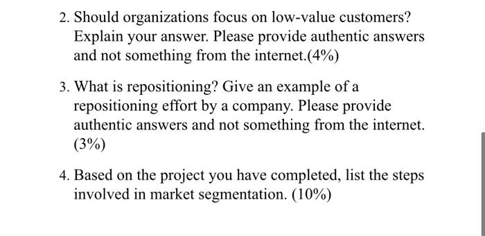 2. Should organizations focus on low-value