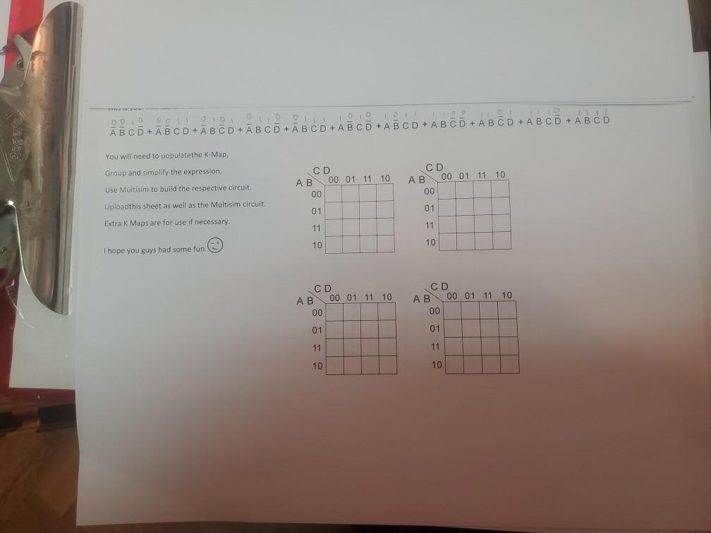 DDD ABCD + ABCD+ABCD + ABCD +ABCD+ABCD +ABCD +