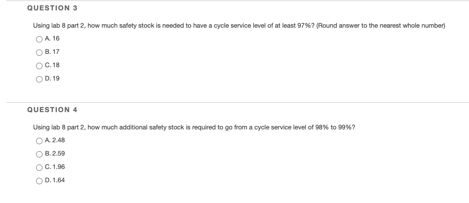 All info for question provided QUESTION 3 Using