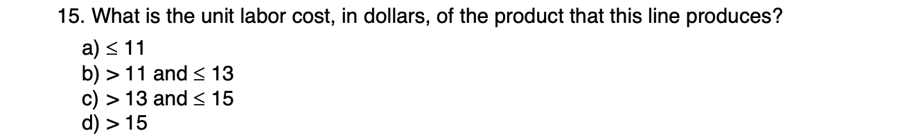 For remaining questions consider the line