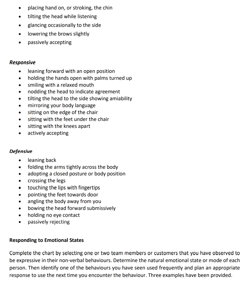 I have to fill the above table using below