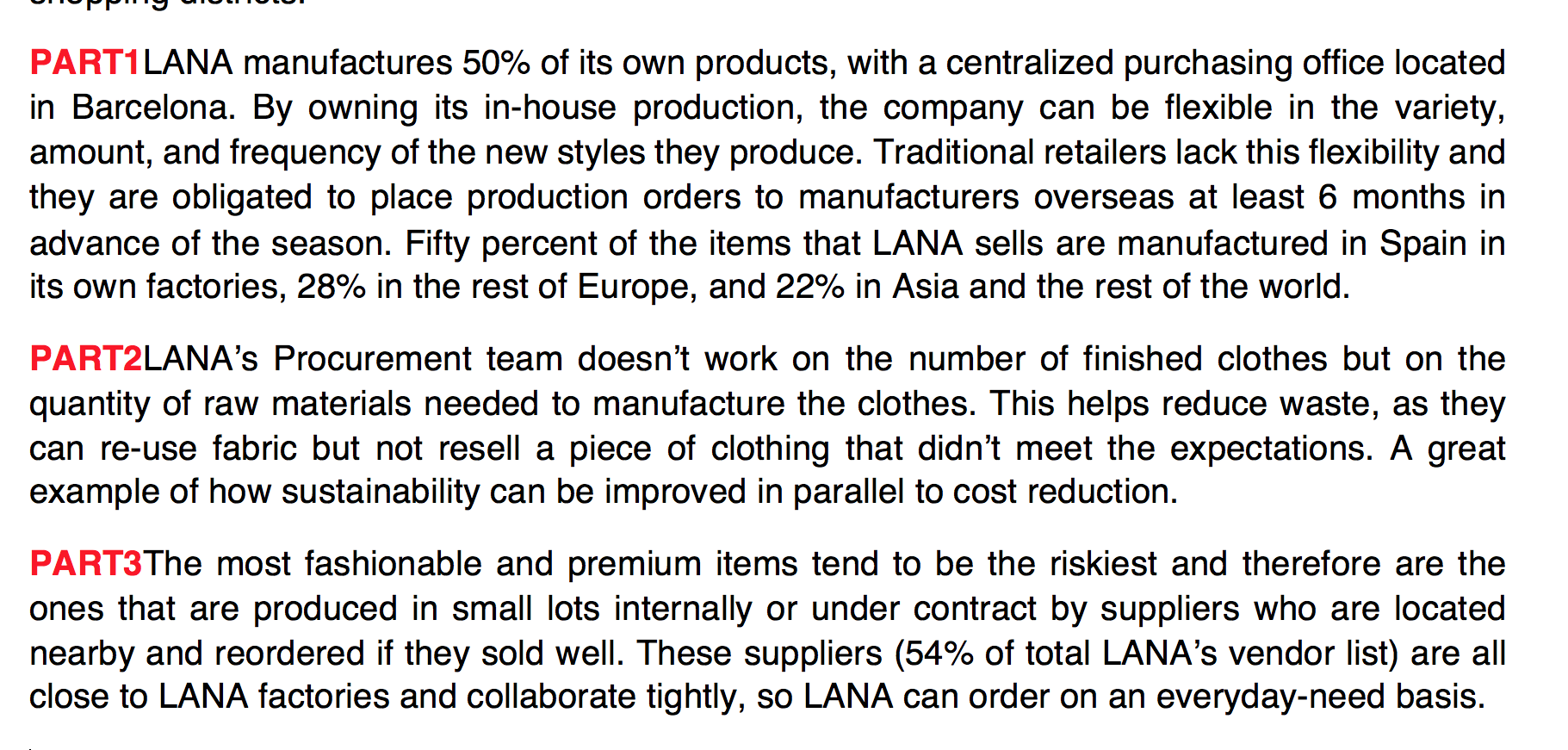 q) their is 3 parts praphrase and explain each