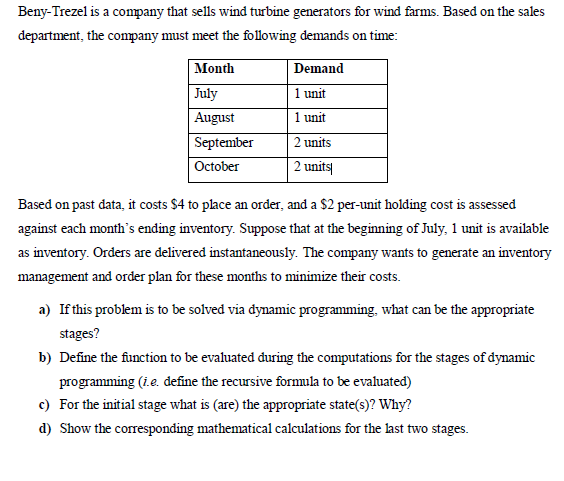 Beny-Trezel is a company that sells wind turbine