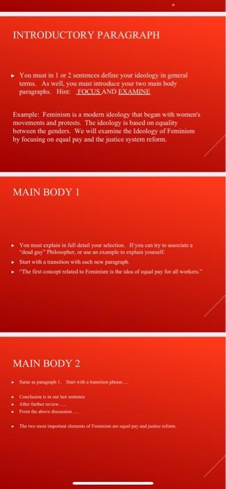 please help, thank you INTRODUCTORY PARAGRAPH You