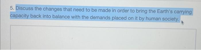 please do not copy from Chegg 5. Discuss the