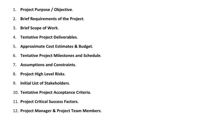 please answer those points on the basis of