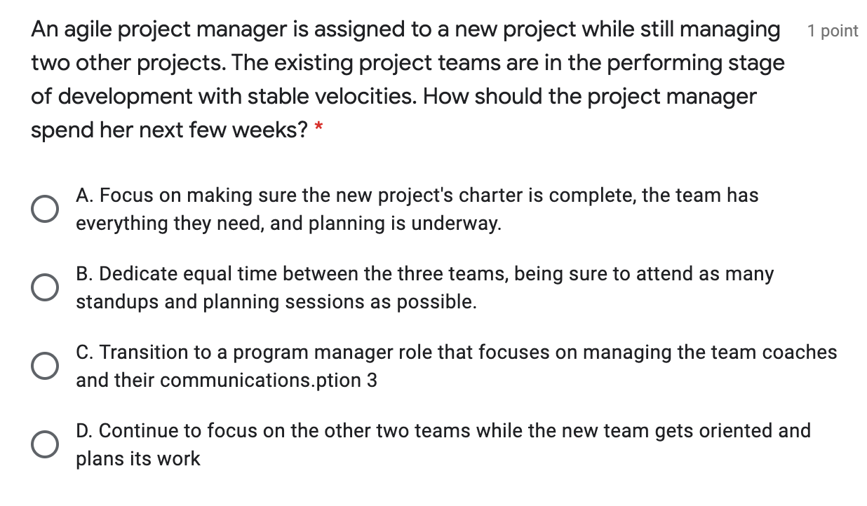 Which of the following would be most important to