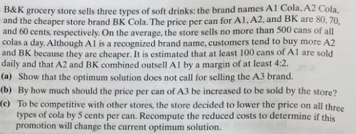 Operation Management example. I guess A3 brand