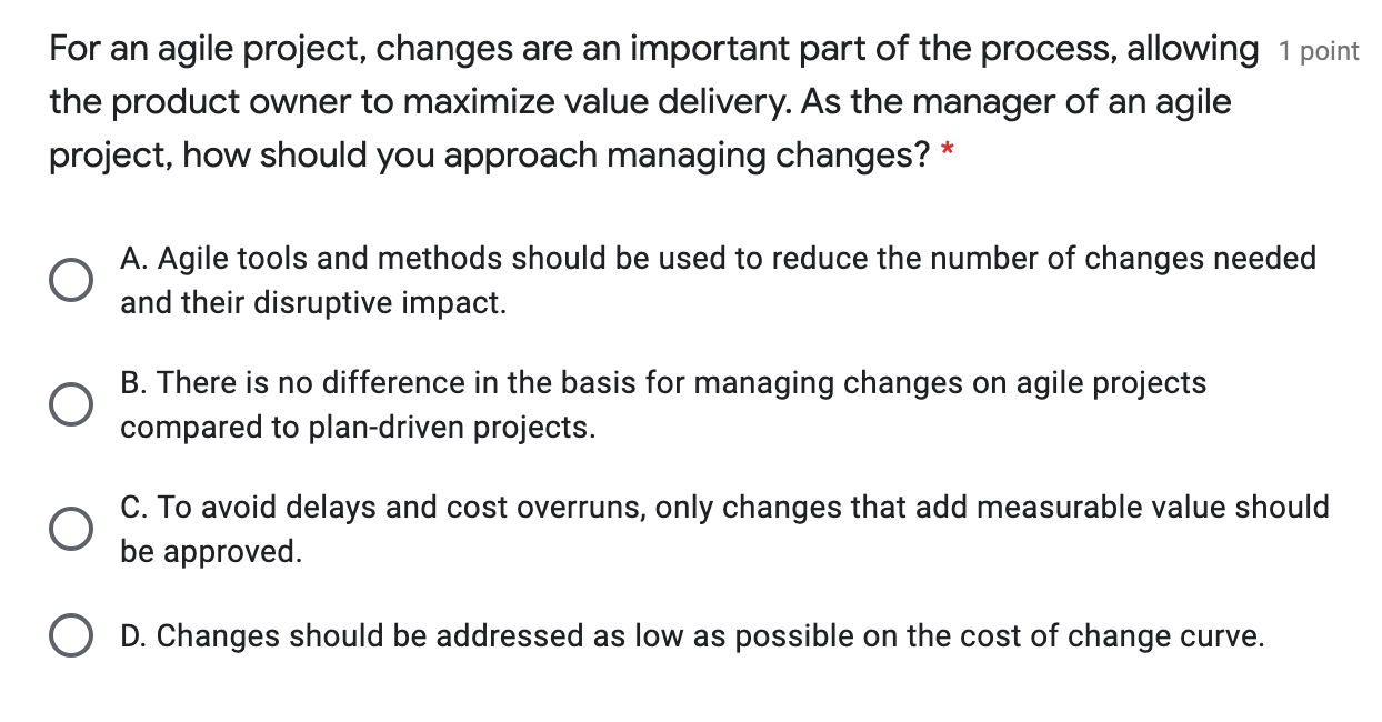 Which of the following would be most important to