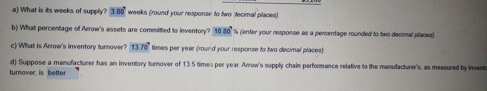 Answer correct and do all four parts please.