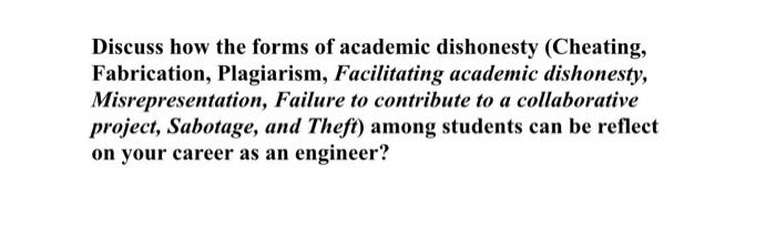 I want it without plagiarism please Discuss how