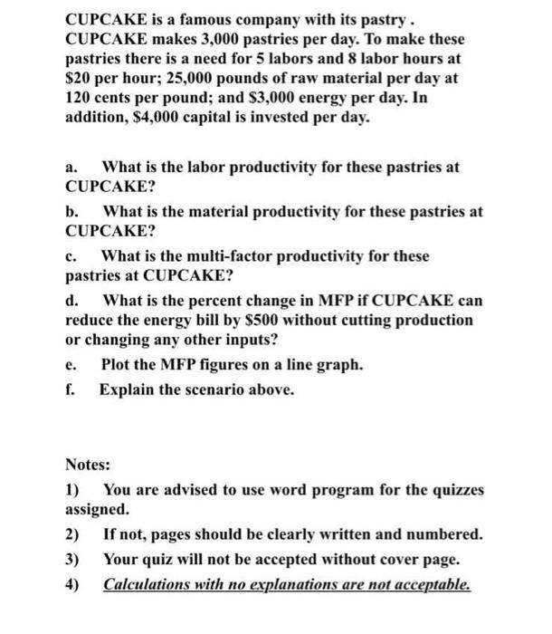 CUPCAKE is a famous company with its pastry.