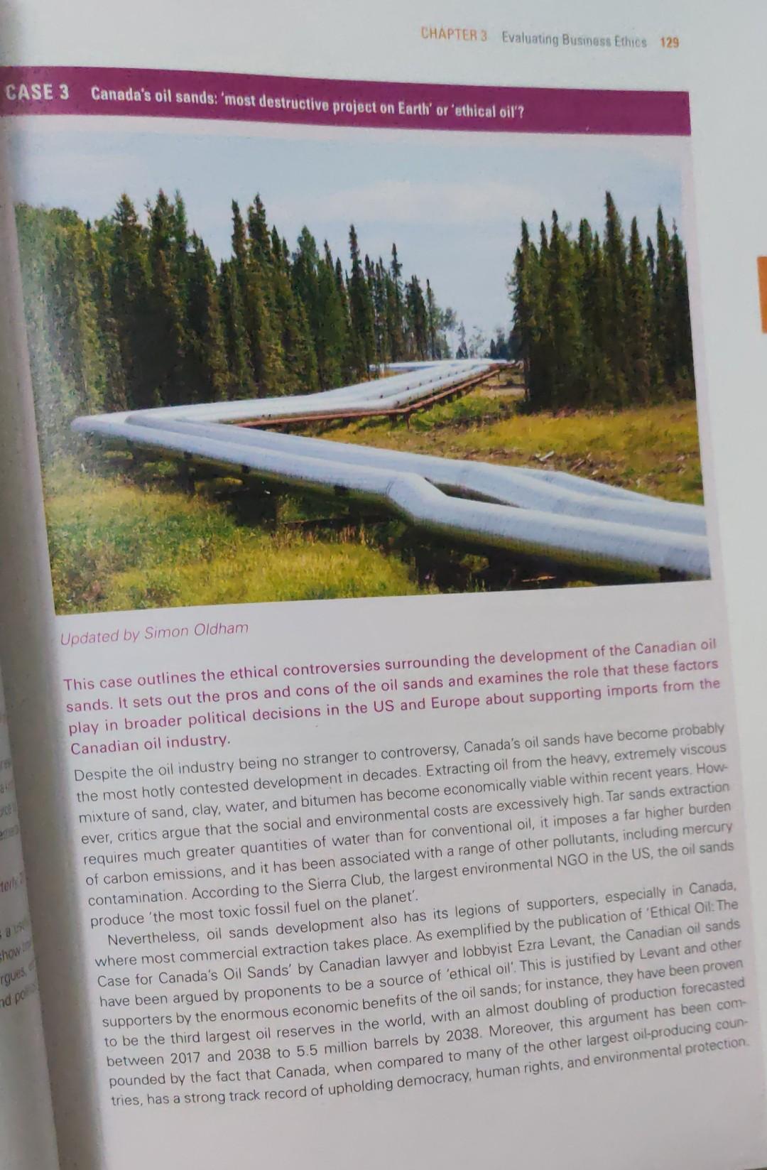 CHAPTER 3 Evaluating Business Ethics 129 Updated