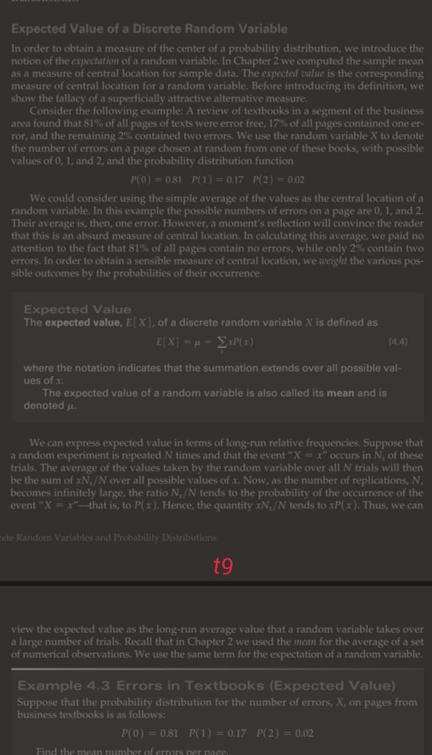 bj Expected Value of a Discrete Random Variable