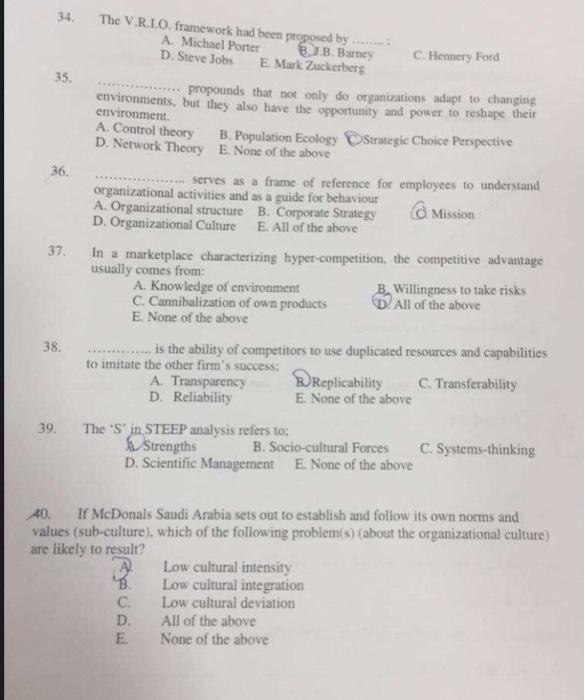 the subject is startegic management rarta Please