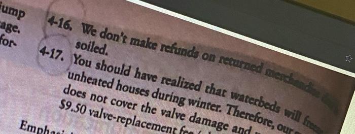 of exercises, the following sentences to reflec