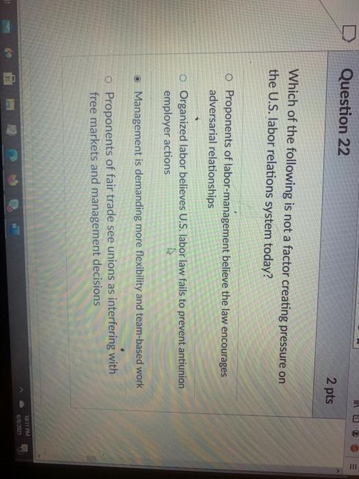 Which of the following is not a factor creating