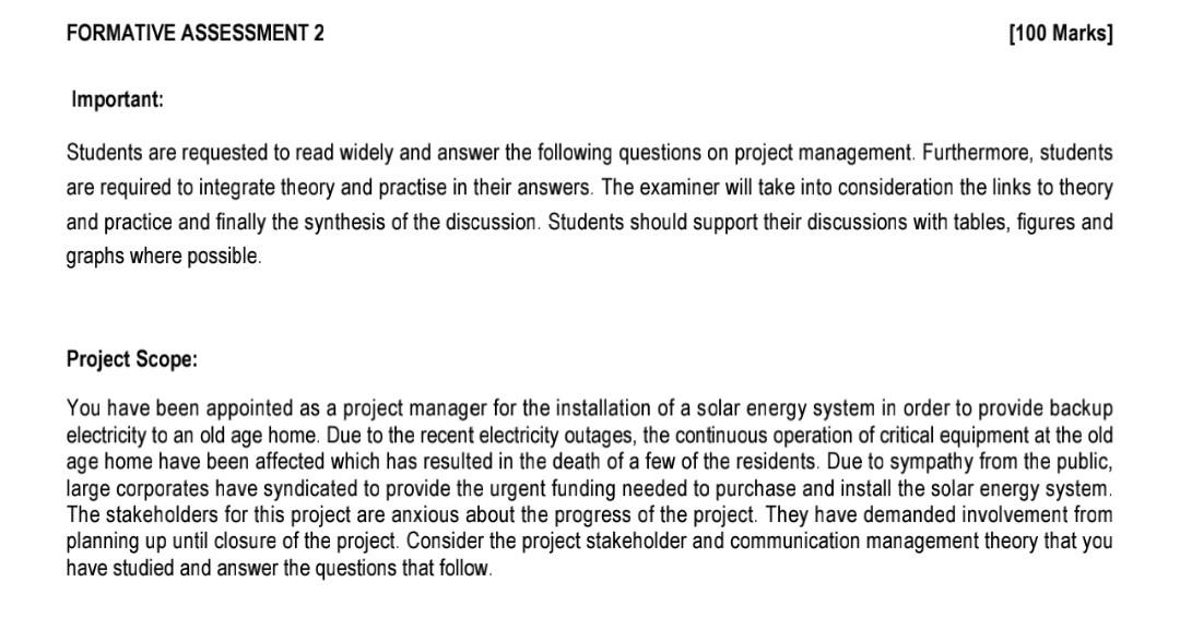 Students are requested to read widely and answer