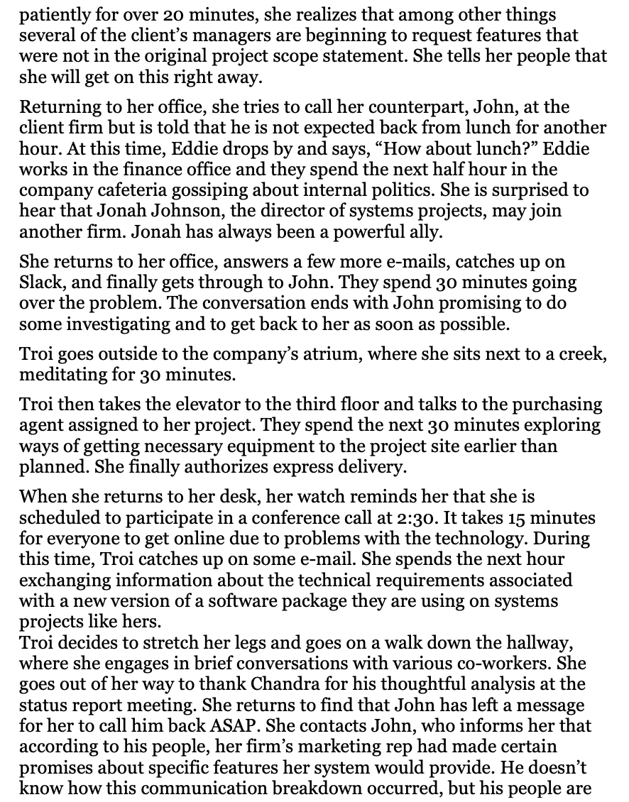 Read the Cases 1.1 and 1.2 from the text. Answer