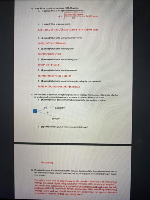 I have the answer but the answer doesn't have