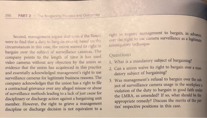 case study 6-2 classification of a bargaining