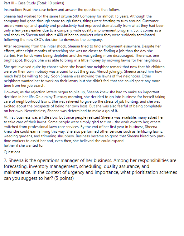 Please help me answer my case stud question