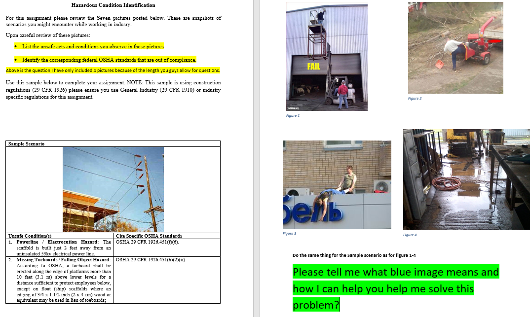 Hazardous Condition Identification For this