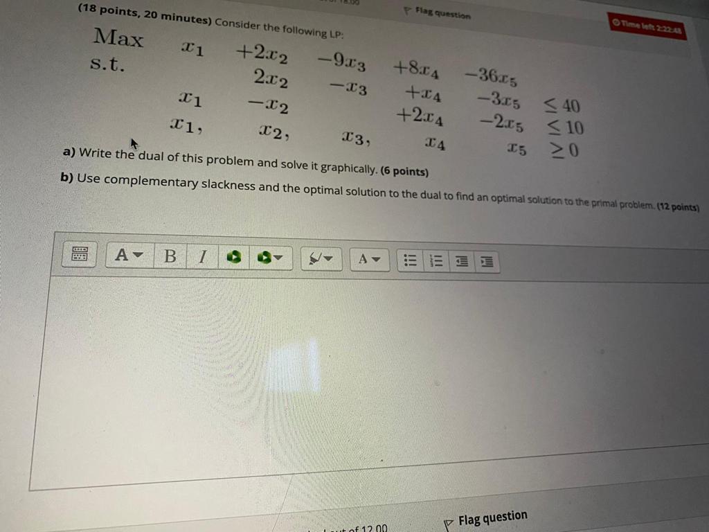 (12 points, 15 minutes) Use the concept of