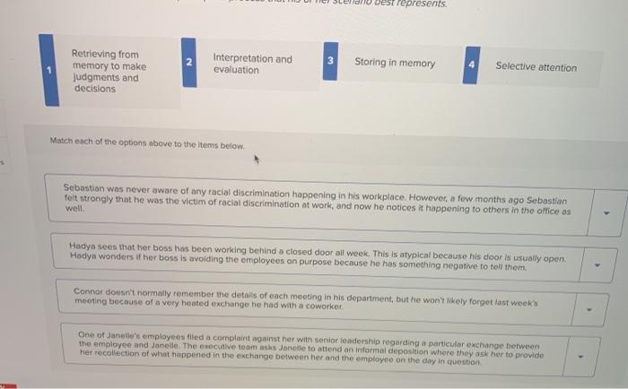 Matching 10 best represents N Interpretation and
