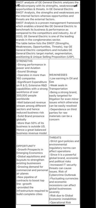 here is a swot of GE,i wanna know 