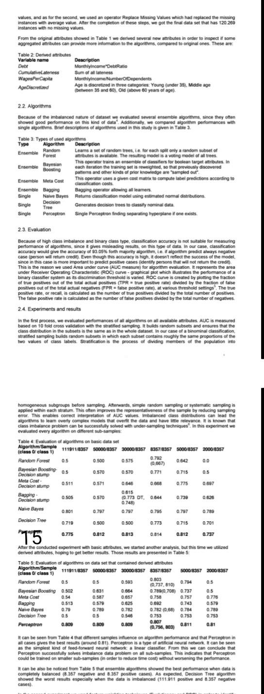 need only conclusions values, and as for the