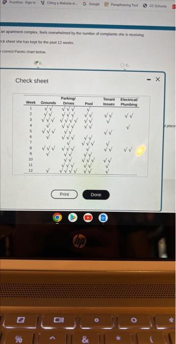 Mary Beth Marrs. the manager of an apartment