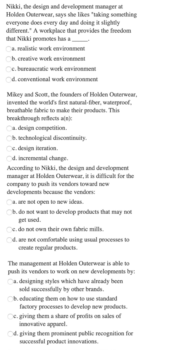 Nikki, the design and development manager at