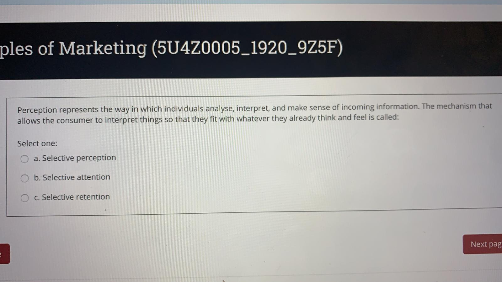 principles of marketing ples of Marketing