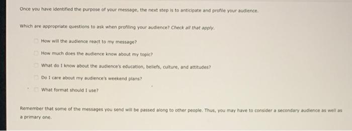 3. Analyzing and Anticipating the Audience In the