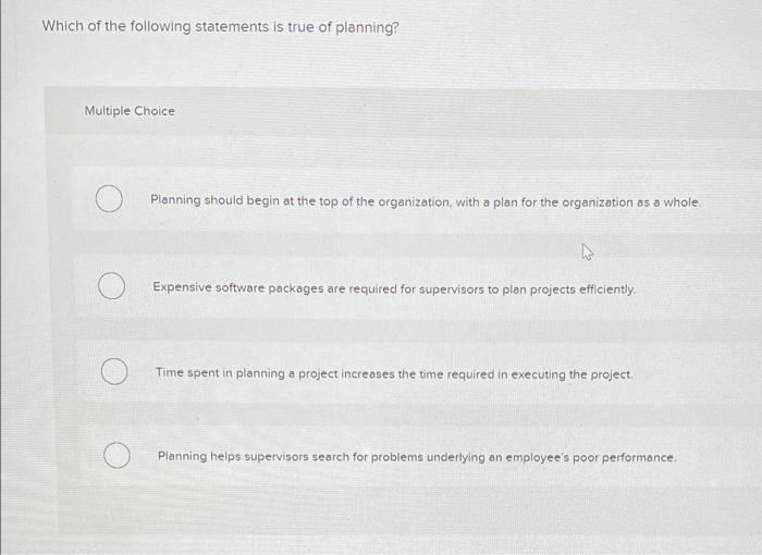 Which of the following statements is true of