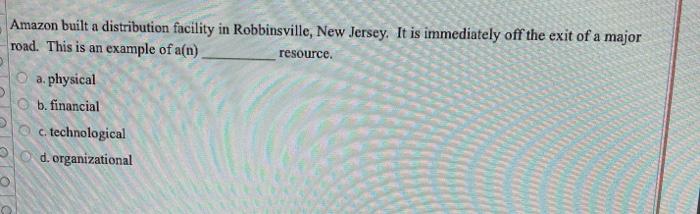 Amazon built a distribution facility in