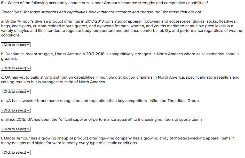 6a. Which of the following accurately